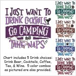 (image for) I Just Want To Drink .... GO CAMPING and Take Naps